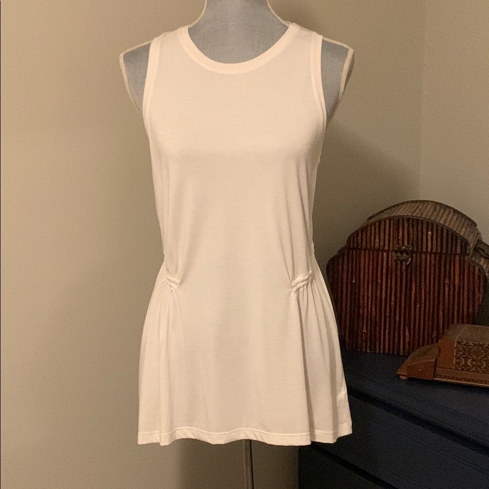 Athleta White Sleeveless Tank Tunic